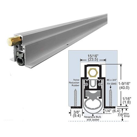 Strybuc Concealed Auto Door Bottom 19-1340AL-36